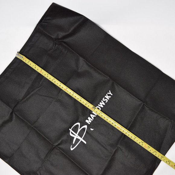 B Makowsky Purse Dust Bag 20 x 22 Inches Black White Drawstring Travel Organize - Picture 5 of 6